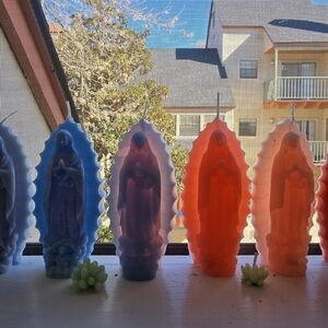 Virgin De Guadalupe Candles
